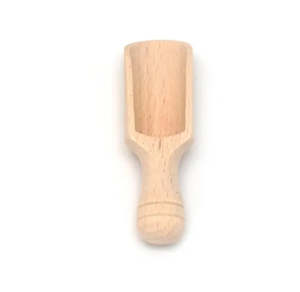 Kitchen Utensils: Beechwood Scoop Round 7cm
