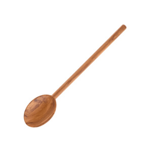 Kitchen Utensils: Olive Wood Mixing Spoon 30cm