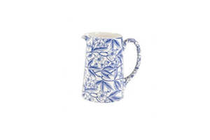 Burleigh: Blue Prunus Tankard Jug Small 284ml