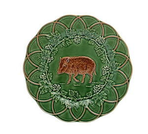 Bordallo Pinheiro: Woods Snack Plate Boar