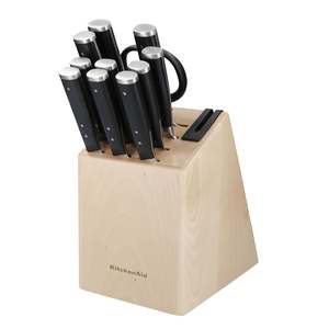 Kitchenaid: 11 Piece Birch Wood Knife Block Set