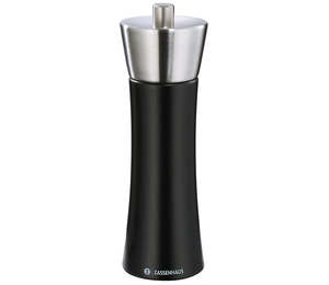 Zassenhaus: Augsburg Pepper Mill Black/S/Steel 18cm