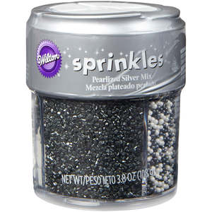 Wilton: Pearlised Sprinkles 4 Cell-Silver