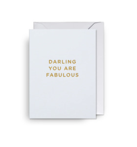 Darling You are Fabulous - Mini Card