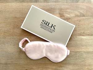 Gifts Under 100: Silk Eye Mask Pink