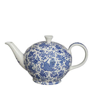 Tableware: Blue Regal Peacock Teapot Windsor - Large
