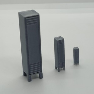 Products: Factory / School Locker [Colour: Silver] [Scale: O]