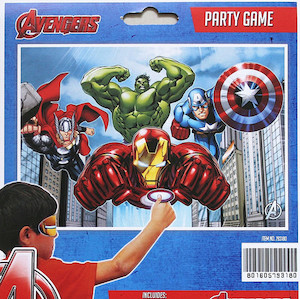Avengers Superhero Blindfold Birthday Party Game Home Sweet Party
