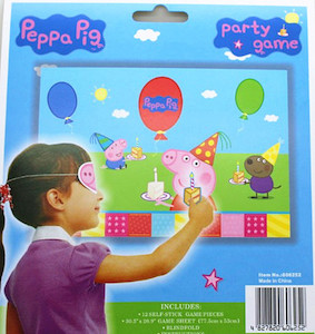 Products: Peppa Pig Blindfold Birthday Party Game Home Sweet Party