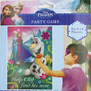 Products: Frozen Anna Elsa Blindfold Birthday Party Game Home Sweet Party