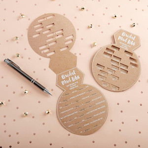 Bridal Mad Libs Bachelorette Hens Party Decorations Wedding Game Card Home Sweet Party