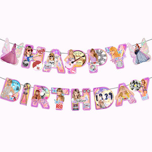 Products: Taylor Swift Swifty Birthday Party Banner Decorations Home Sweet Party