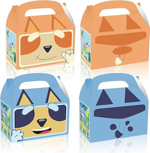 Products: Bluey Party Favor Boxes Sweet Treat Box Birthday Return Gift Box Home Sweet Party