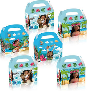 Products: Moana Birthday Party Treat Boxes Candy Loot Gift Box Home Sweet Party