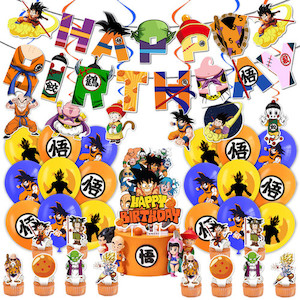 Dragon Ball Goku Birthday Balloon Party Decoration Home Sweet Party