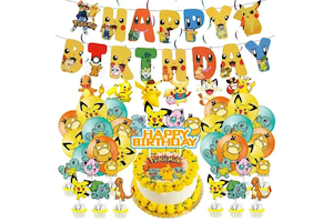 Products: Pokemon Pikachu Kid Birthday Party Balloon Decoration Set Home Sweet Party