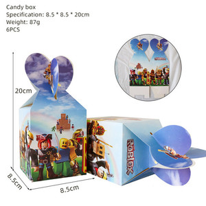 Roblox Birthday Party Favor Box Candy Treat Loot Return Gift Box Home Sweet Party
