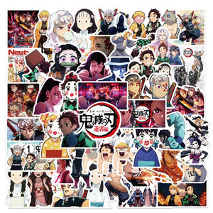 50pcs New Demon Slayer Stickers Birthday Party Favor Loot Bag Return Gift Home Sweet Party