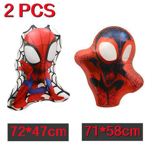 Spider-Man and His Amazing Friends Birthday Party Foil Character Balloons Home Sweet Party