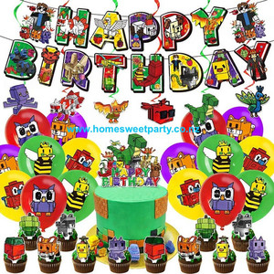 Roblox Grow a Garden Birthday Party Decor Bundle Banner Balloons Cake Topper Hom&hellip;