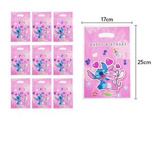 Products: Pink Lilo Stitch Angel Party Bag Treat Bag Birthday Return Gift Favour Bag Home Sweet Party
