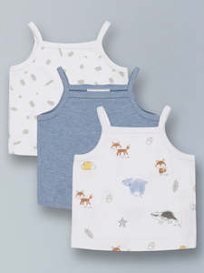 Clothing: Purple Flaunt - Boys Vests (3 Pack)