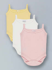 Clothing: Purple Flaunt - Girls Singlet Bodysuit (3 Pack)