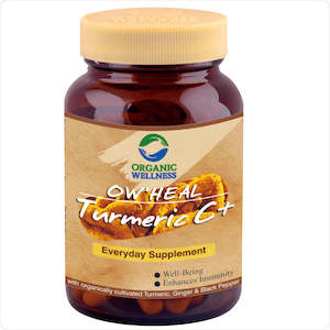 Organic Supplements: Herbal Supplement - Turmeric C + (90 Capsules)