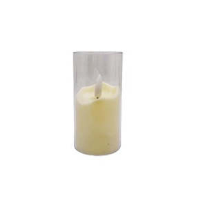 Giftware: LED - Clear Candle (14.5cm)
