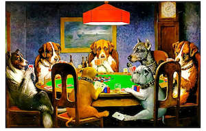 Jigsaw Puzzles: Jigsaw Puzzle -Dogs Play Poker (1000 Piece)