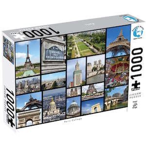 Jigsaw Puzzles: Jigsaw Puzzle - Paris Collage France (1000 Piece)