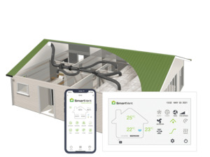 SmartVent Positive Advance – 2 Room Home Ventilation System