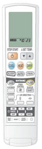 Products: Fujitsu AWTZ14/18/24LBC Heat Pump Remote Control
