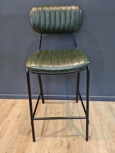 Upsell: Datsun barstool in green vinyl