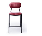 Datsun barstool in red vinyl