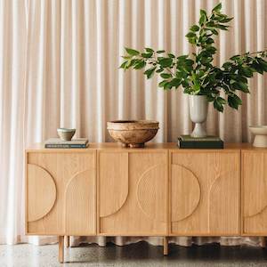 Occasional Furniture: Arc Sideboard Natural Oak