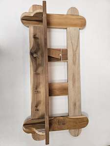 Parnell: Teak 5 Hook Shelf