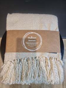 Mulberi  Serenade Throw - Neutral