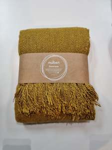 Mulberi  Serenade Throw - Turmeric