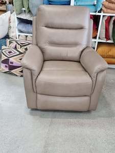 Recliner: Newman Manual Recliner Taupe