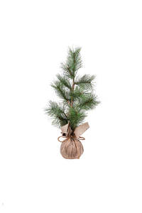 Accessories Gifts: Small Table Top Tree in Burlap