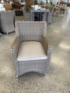 Outdoor Furniture Bbqs: Bilbao Wicker Dining Chair