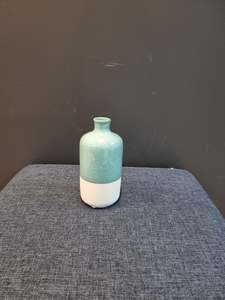 Syros Vase Small  Aqua