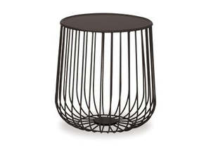 Products: Chia Lamp Table Black Powder Coated Steel