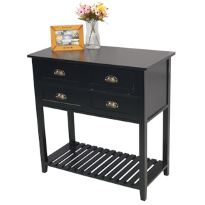 Lounge Furniture: Geena Hall Table Black
