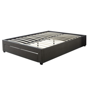 Bed Frames And Mattresses: Brian Storage Drawer Bed Queen