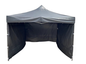 Pop-up Water Resistant Gazebo 3x3 m - Black