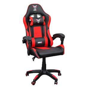 Desk Chairs: GAMEZX  Gaming Chair Black and Red