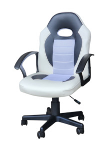 Desk Chairs: Pluto Gaming Chair Black / White