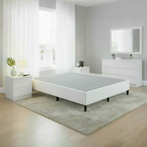 Bed Frames And Mattresses: Bedroom suite - Classic white Liana drawers 1+2